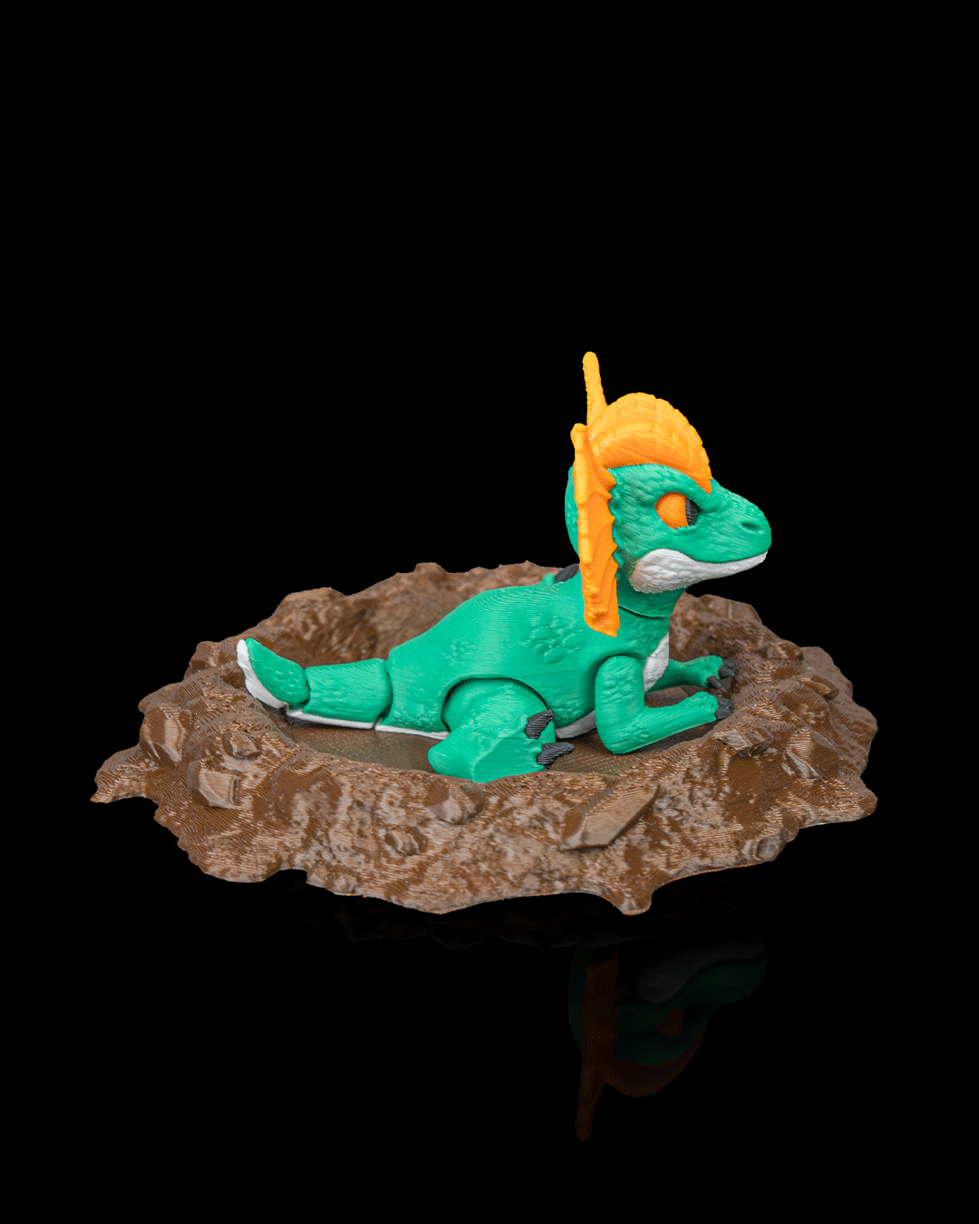 Tiny Dilopho — vista lateral