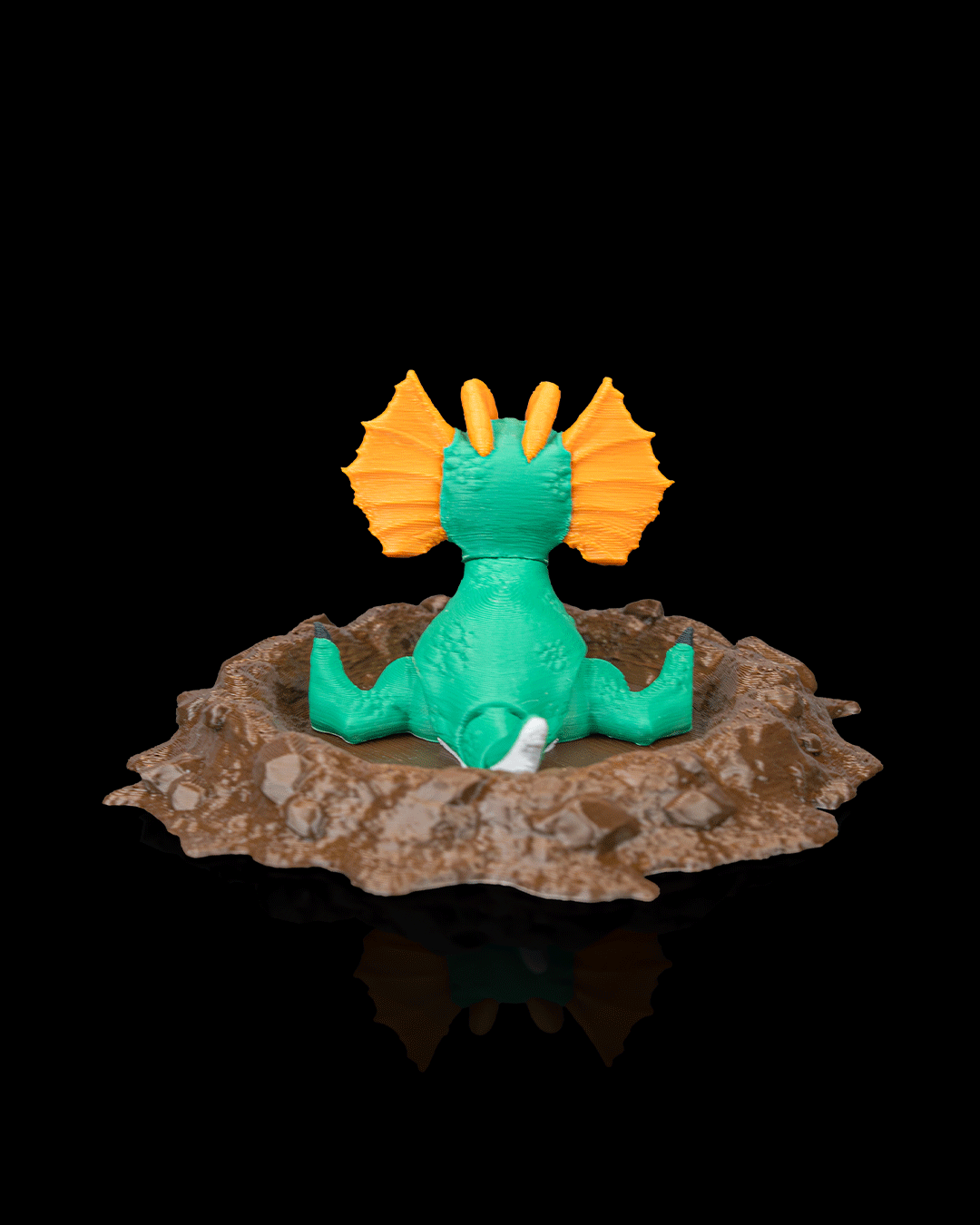 Tiny Dilopho — pose dinámica