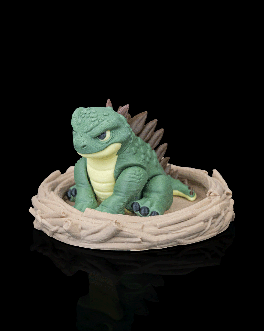 Tiny Stego — pose dinámica