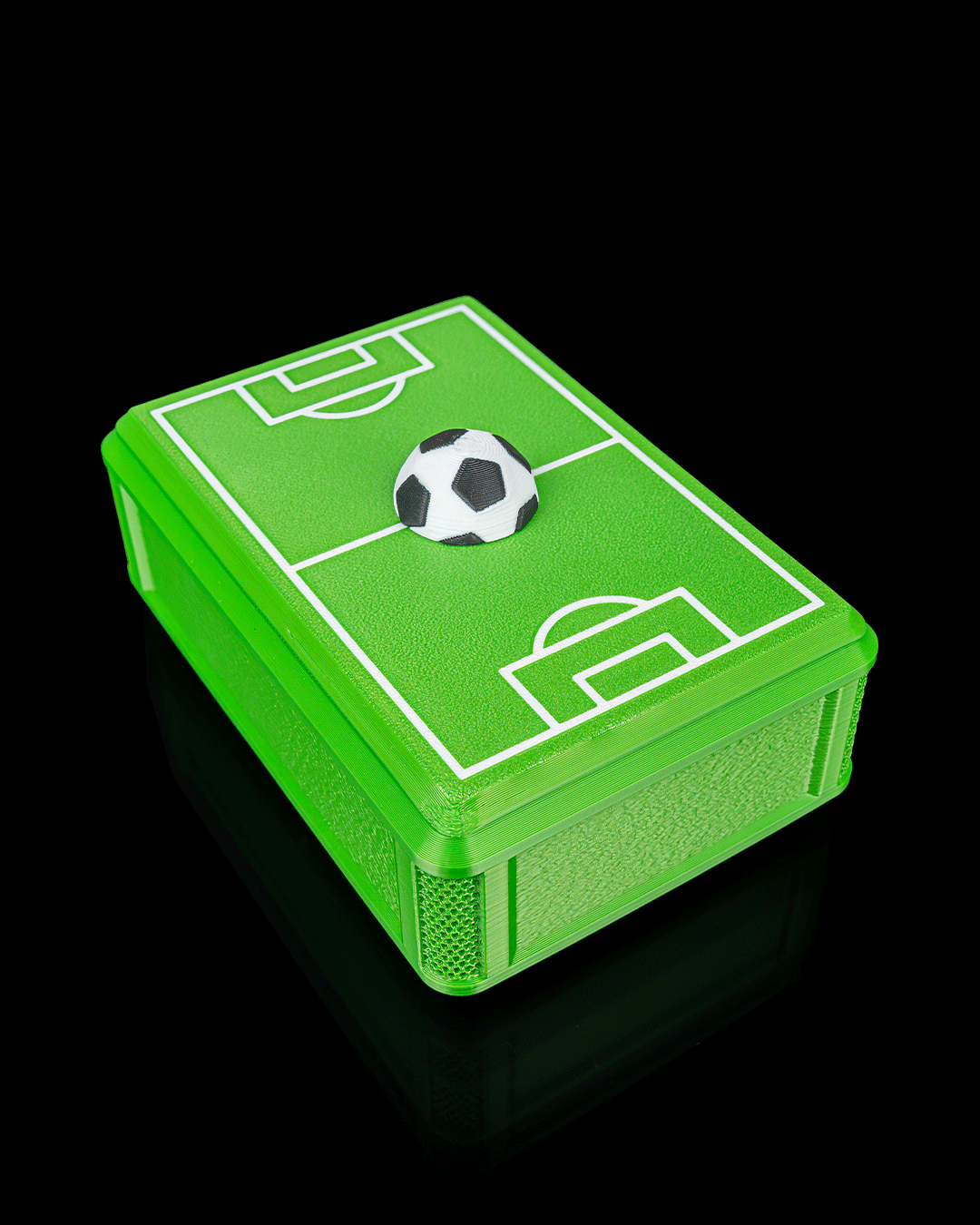 Collector's Pitch Sticker Box — detalle textura