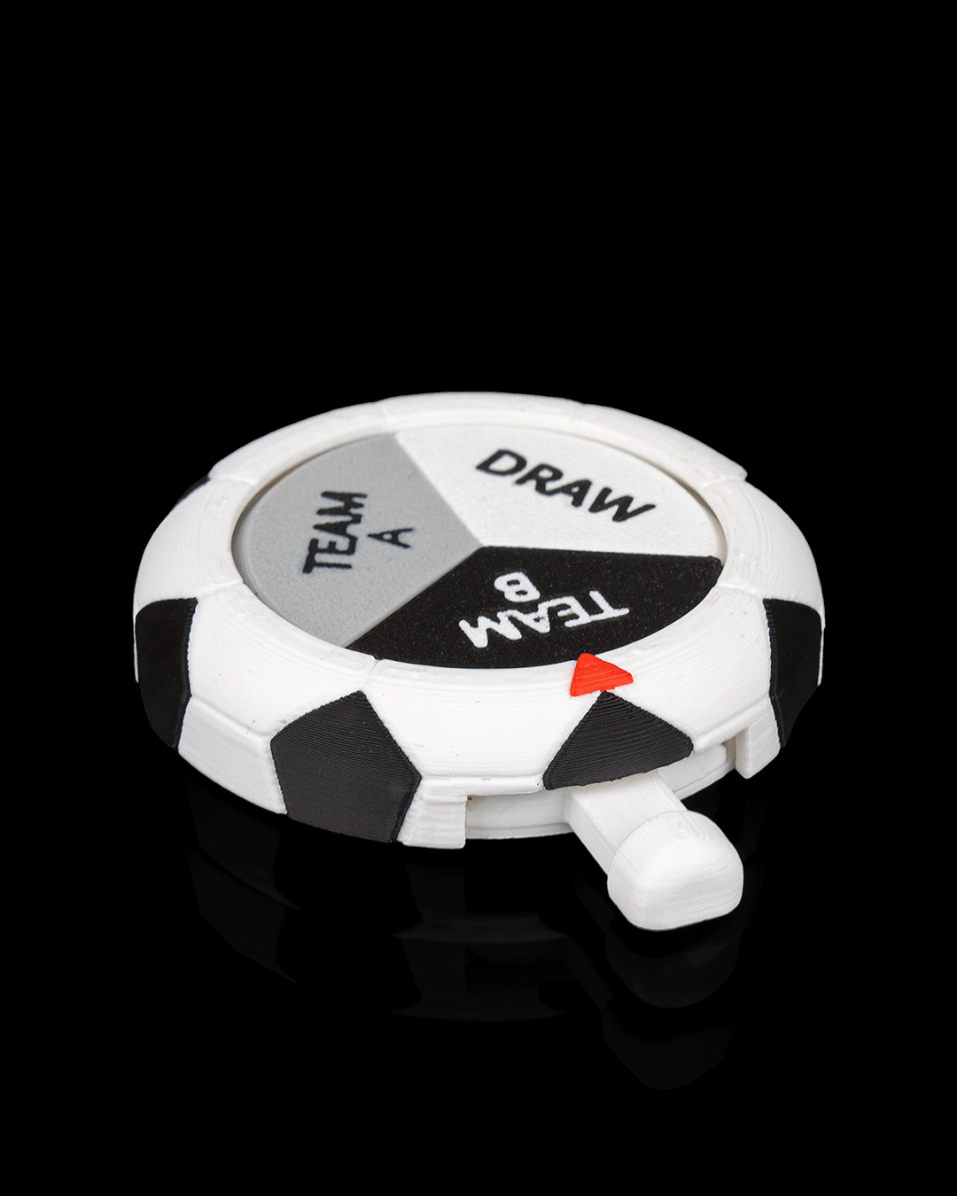 Match Draw Spinner — vista lateral