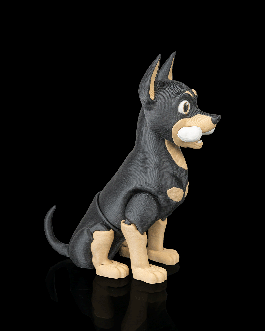 Axel the Dobermann — detalle facial