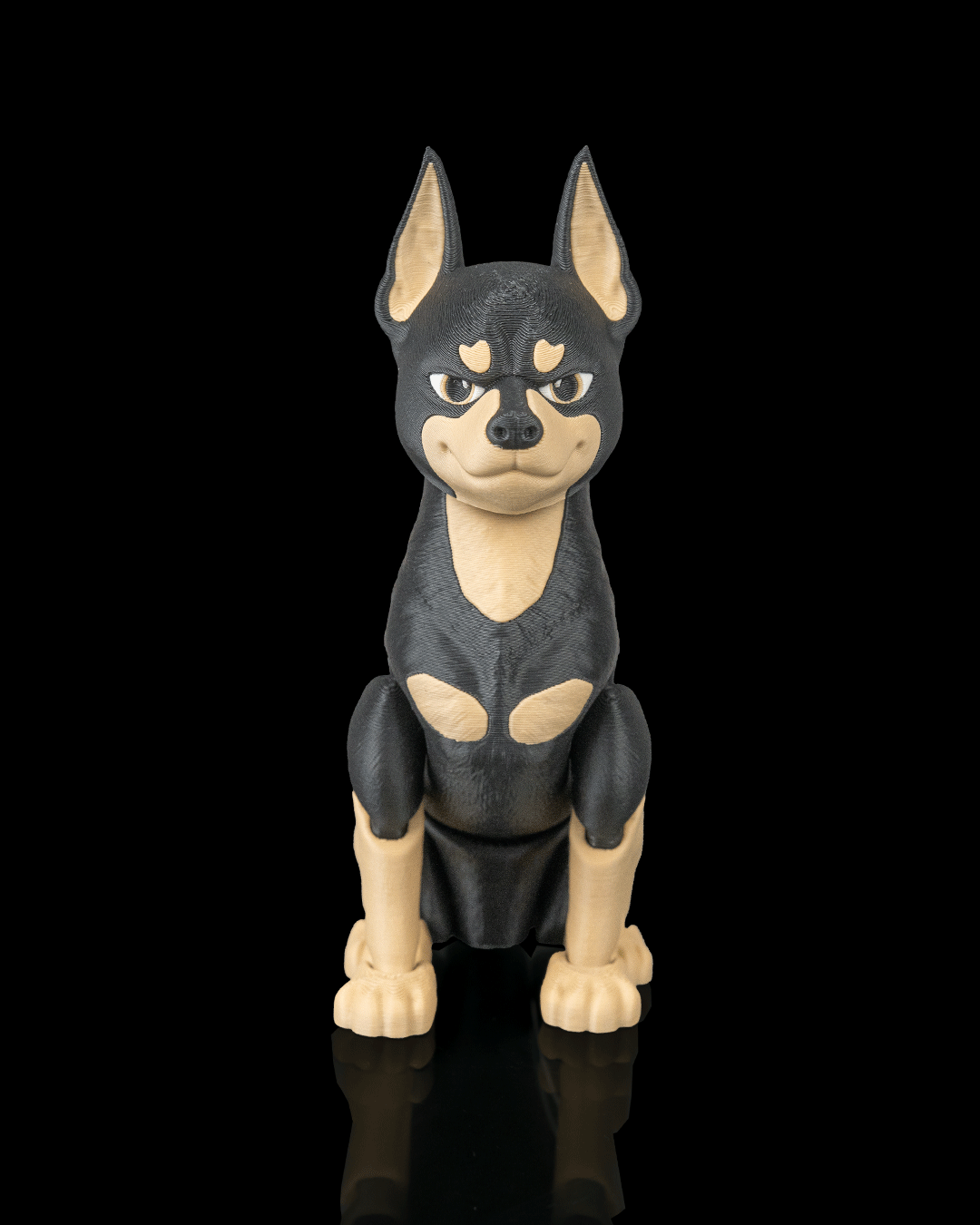 Axel the Dobermann — vista lateral