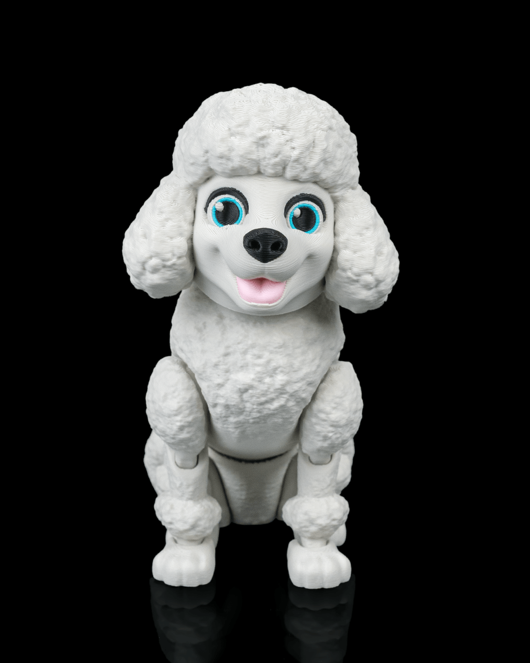 Barbara the Poodle — vista lateral