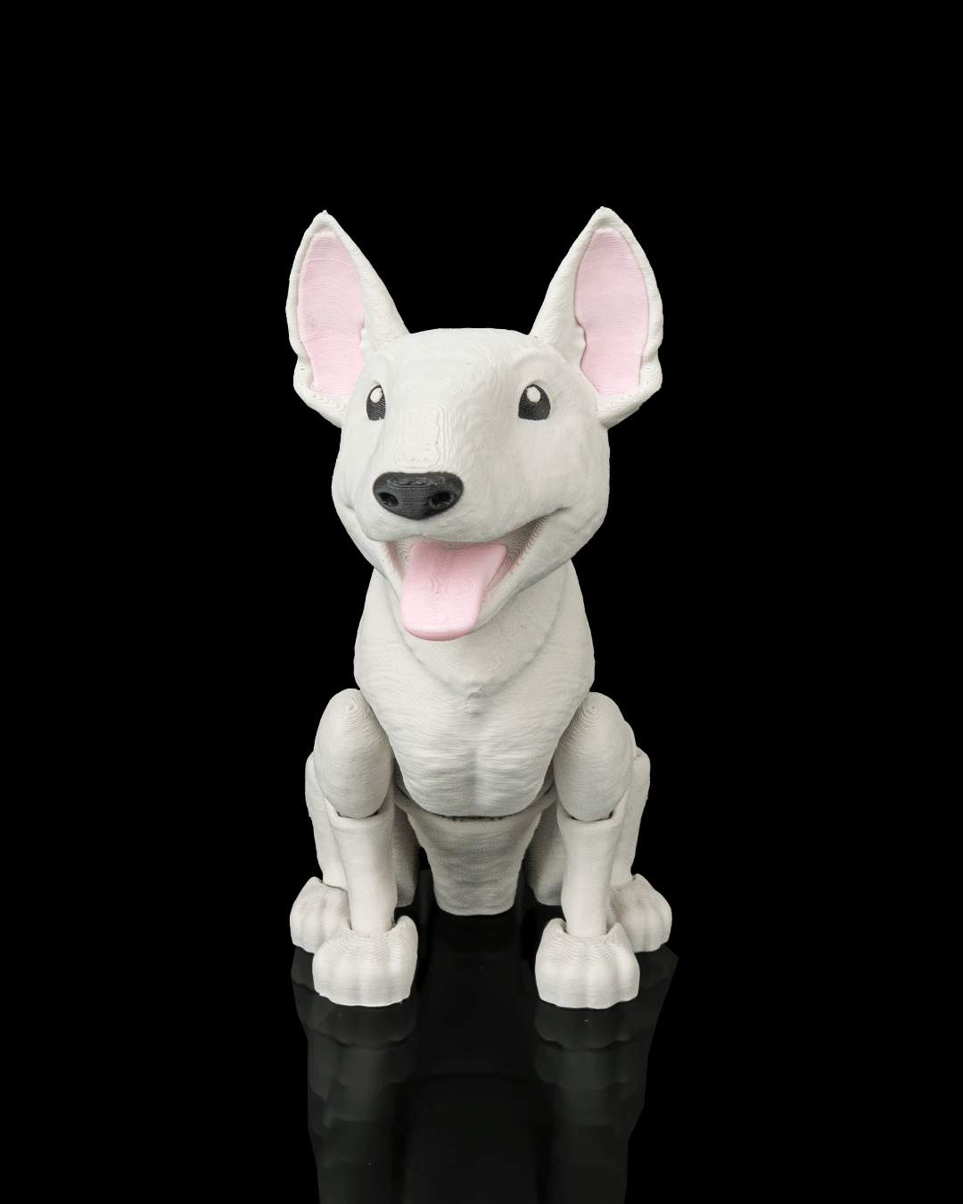 Brutus the Bull Terrier — vista lateral