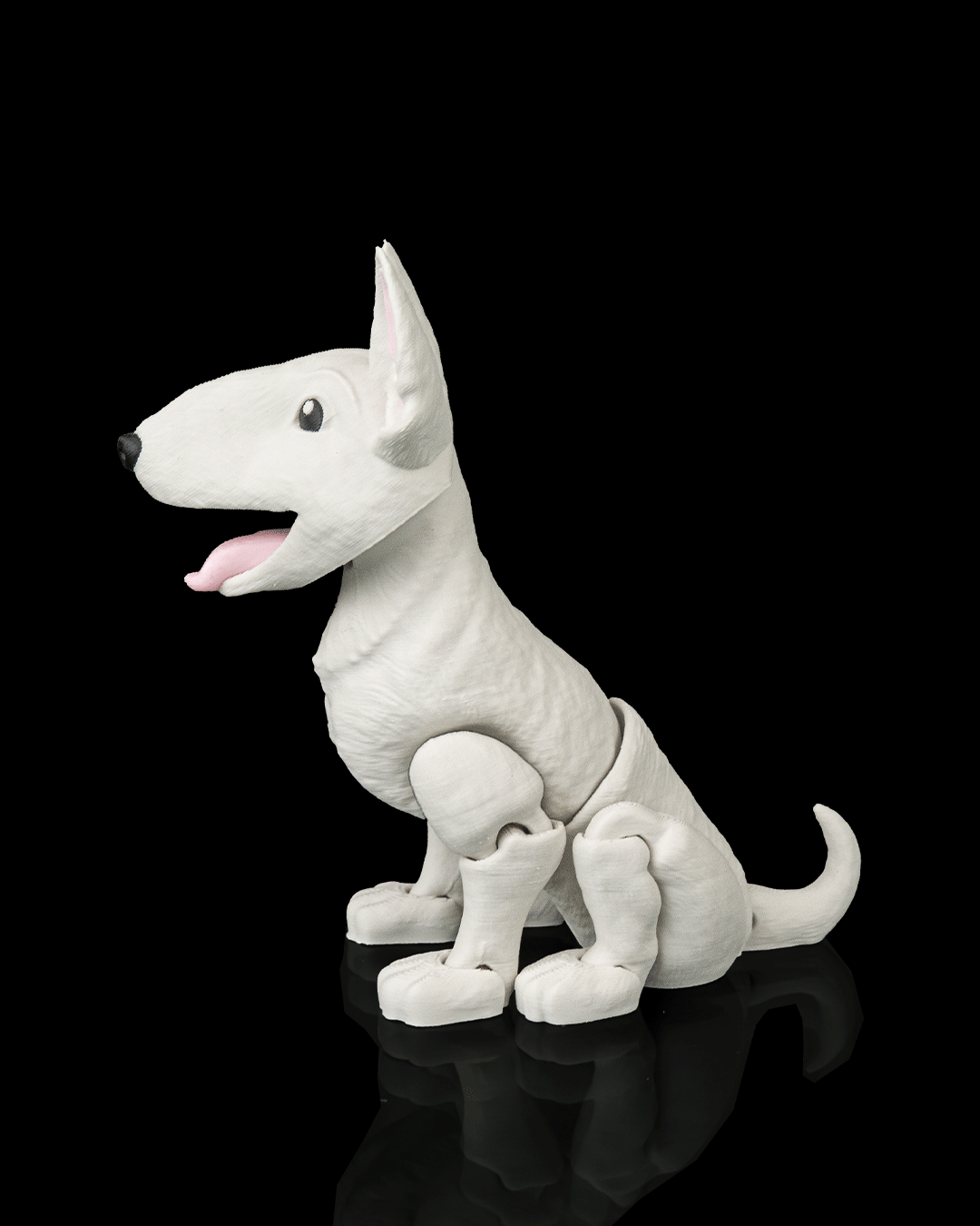 Brutus the Bull Terrier — acabado premium
