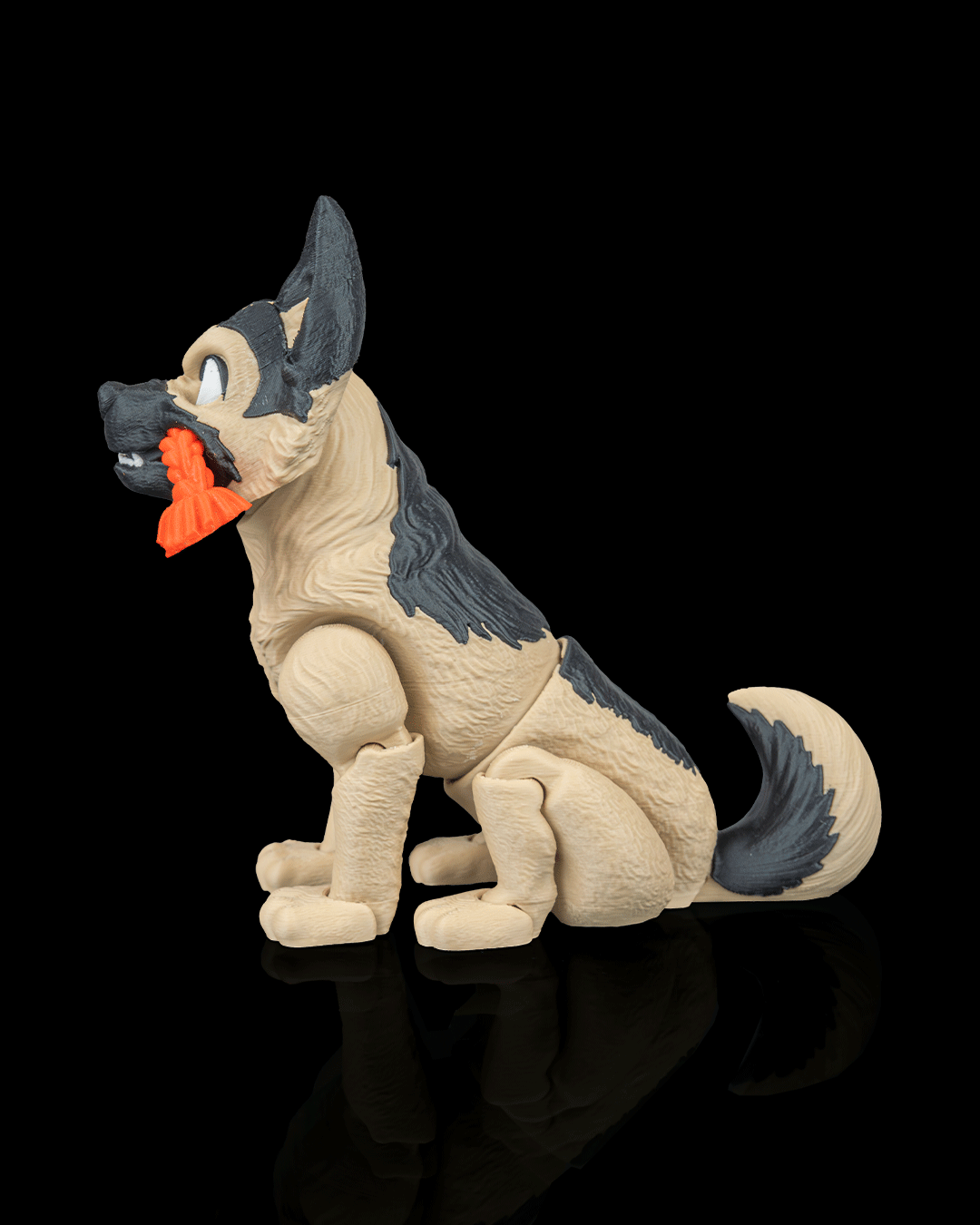 Ford the German Shepherd — detalle facial