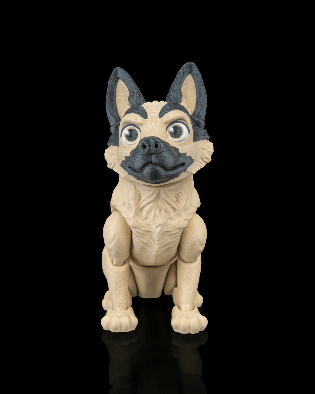 Ford the German Shepherd — vista lateral