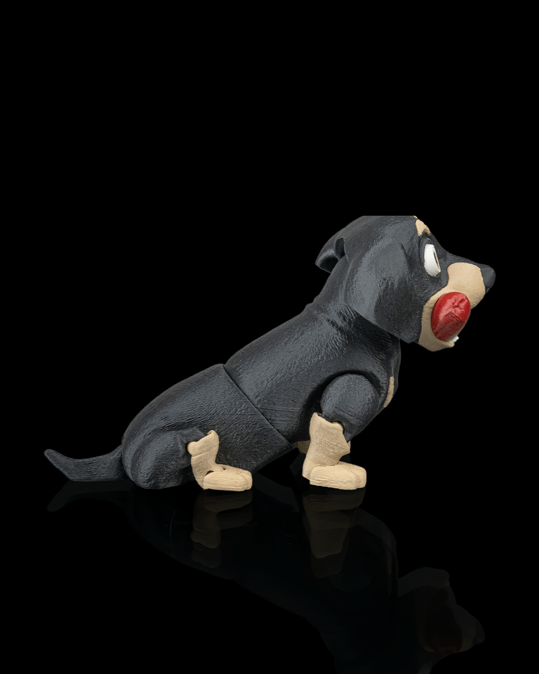 Frank the Dachshund — detalle cuerpo