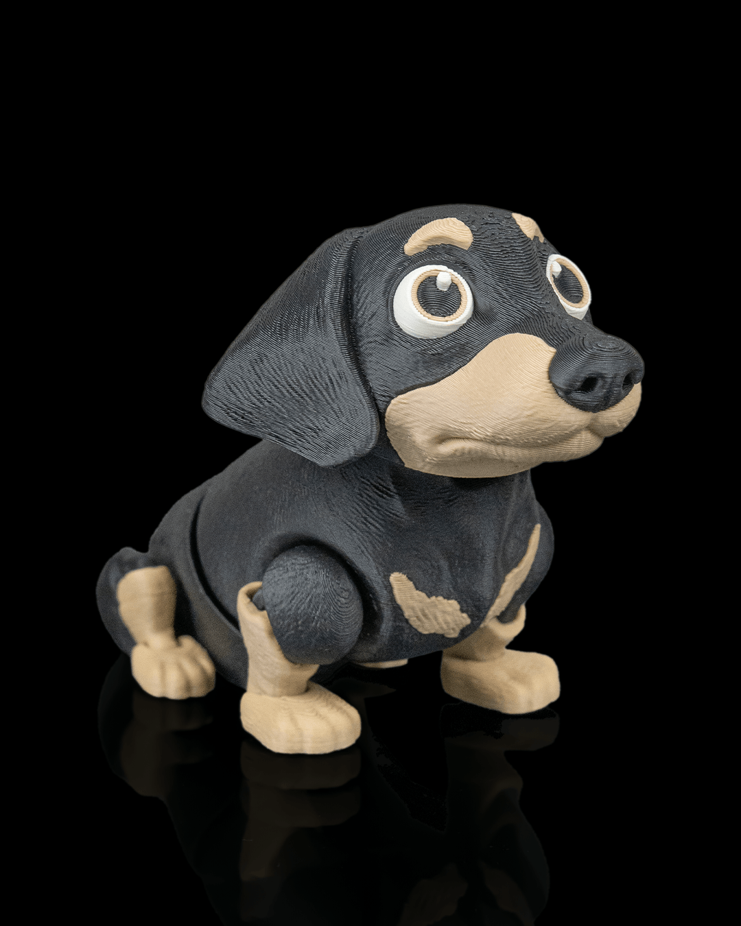 Frank the Dachshund — detalle orejas