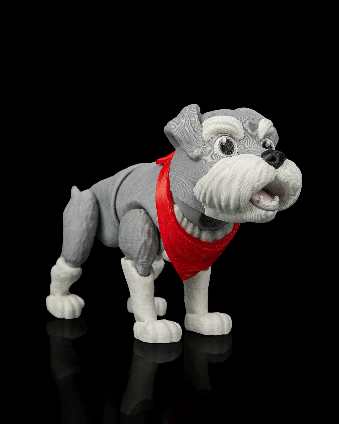 George The Schnauzer — escala