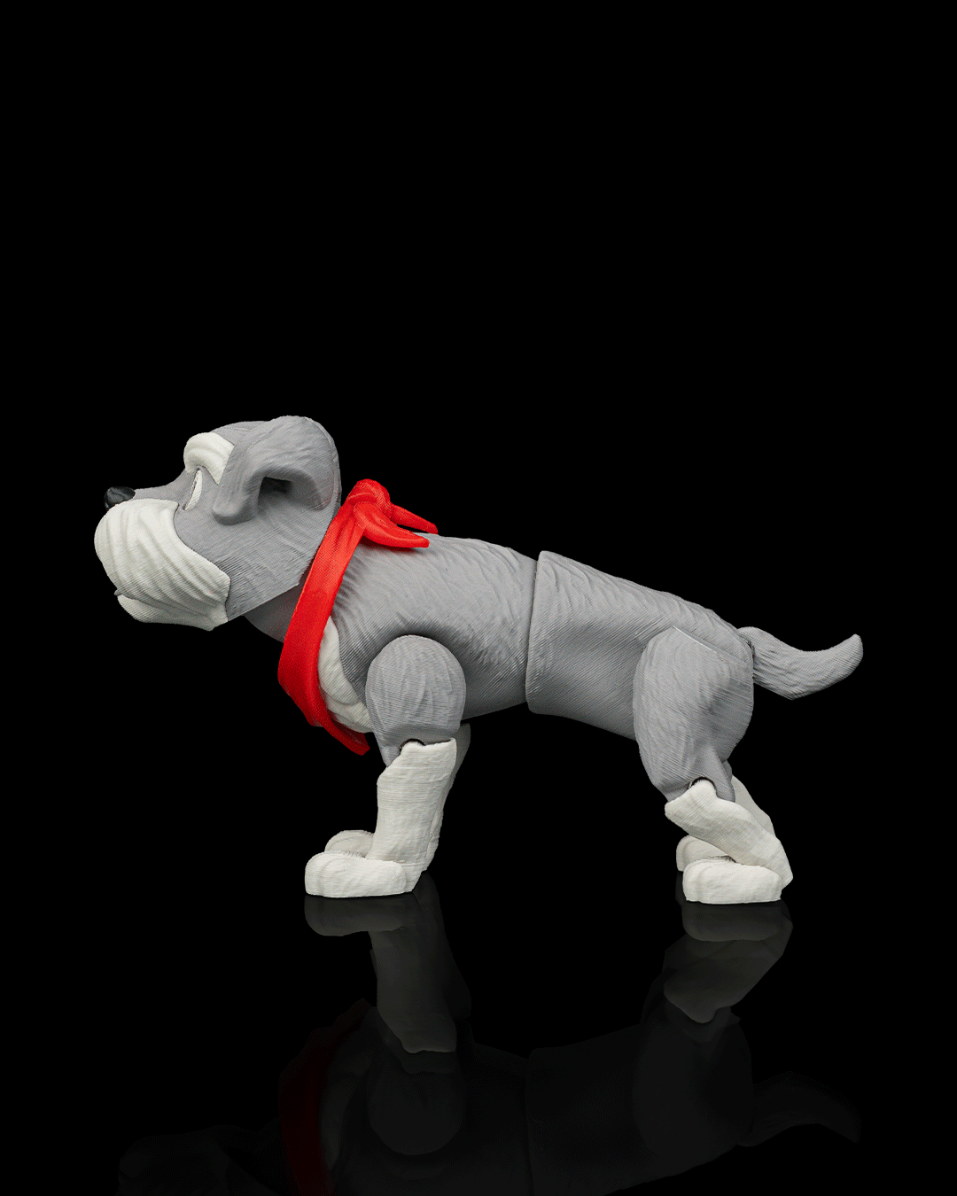George The Schnauzer — lateral