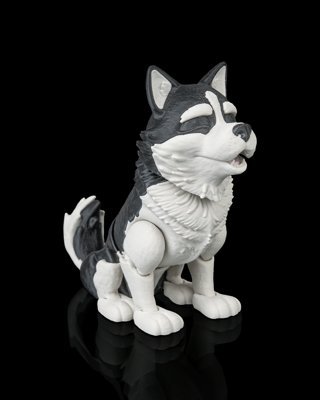 Niko the Husky — detalle ojos