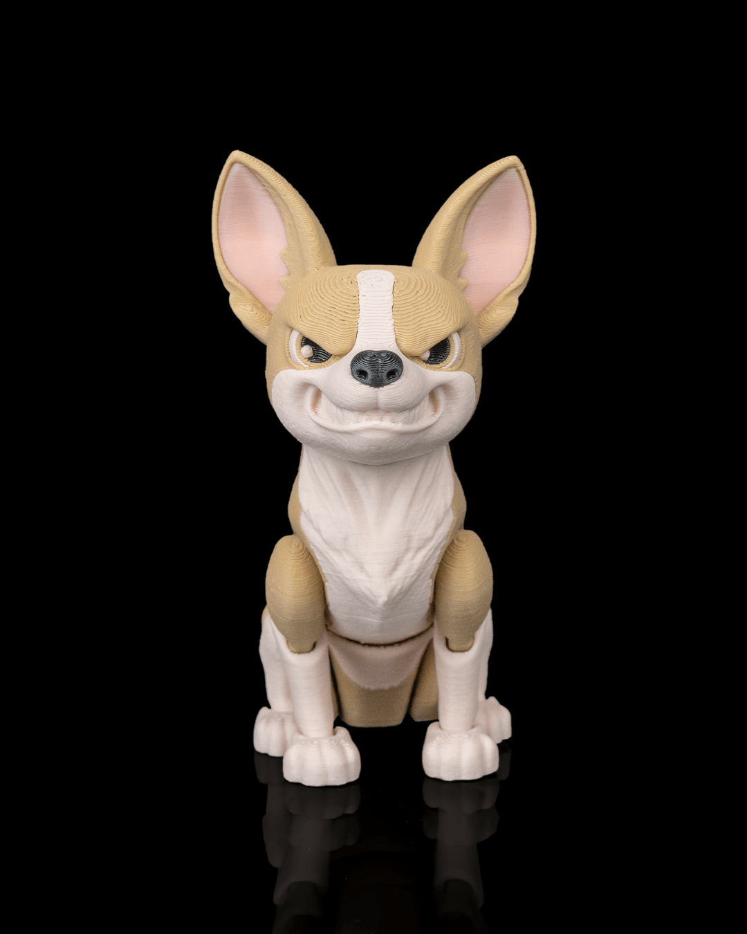 Pepper the Chihuahua — vista lateral
