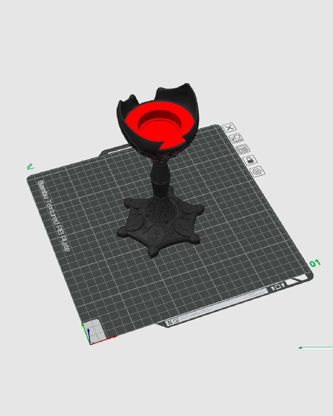 Dark Chalice Candle Holder — imagen de producto