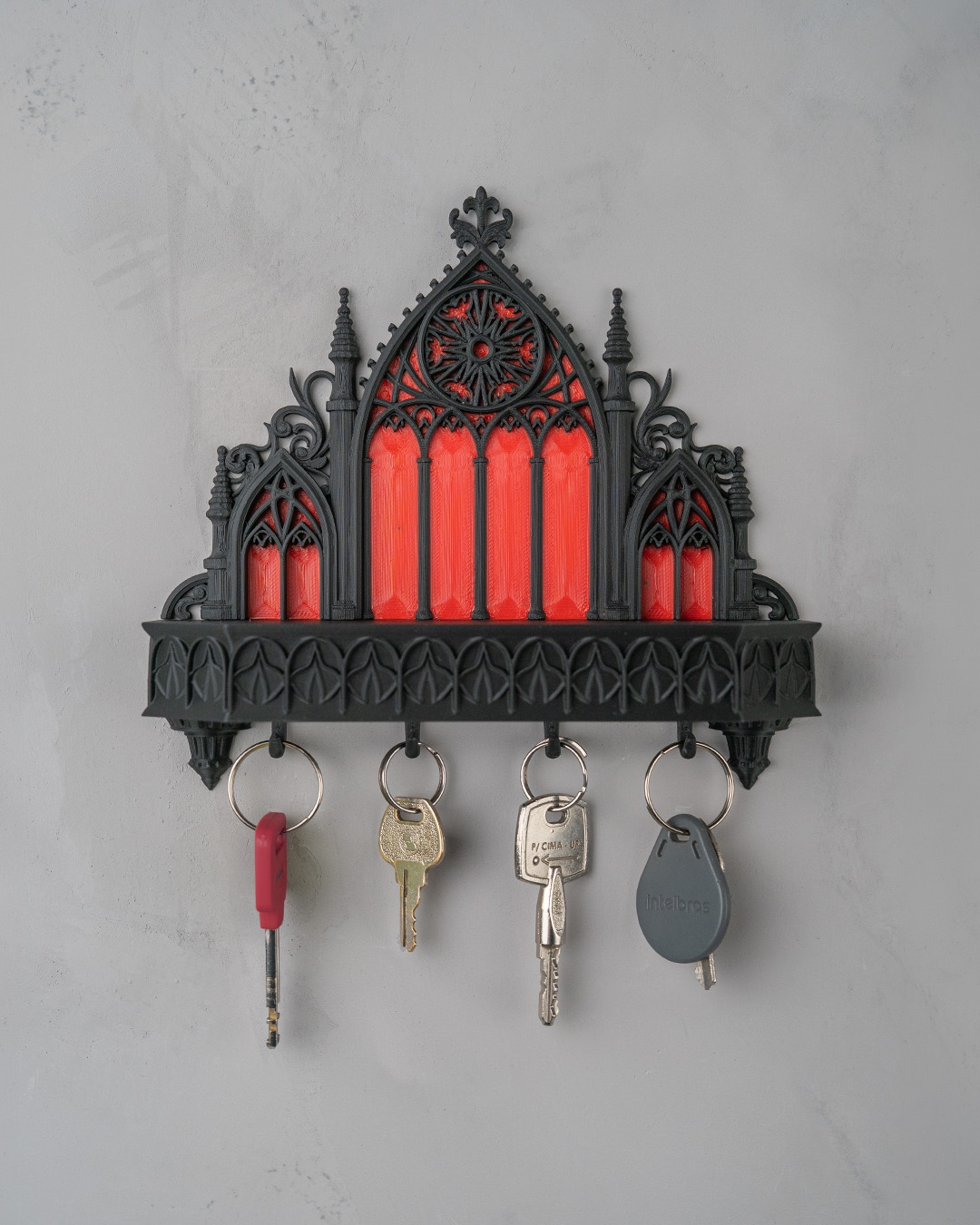 Sanctuary Key Holder — en uso con llaves