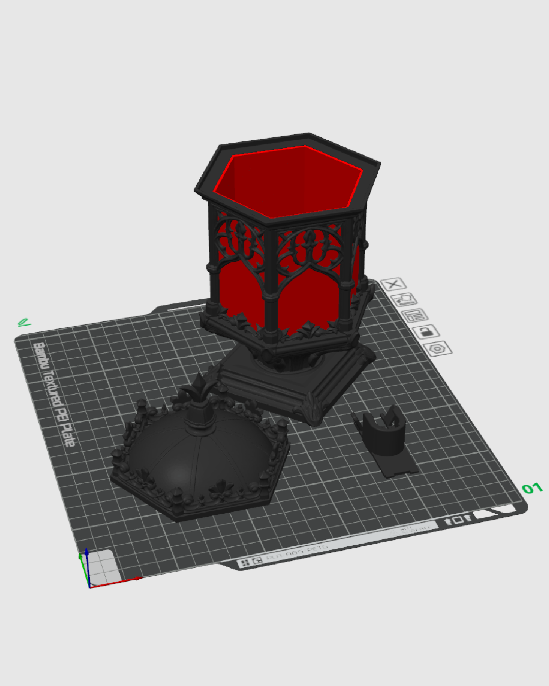 Sepulchral Light Table Lamp — composición completa