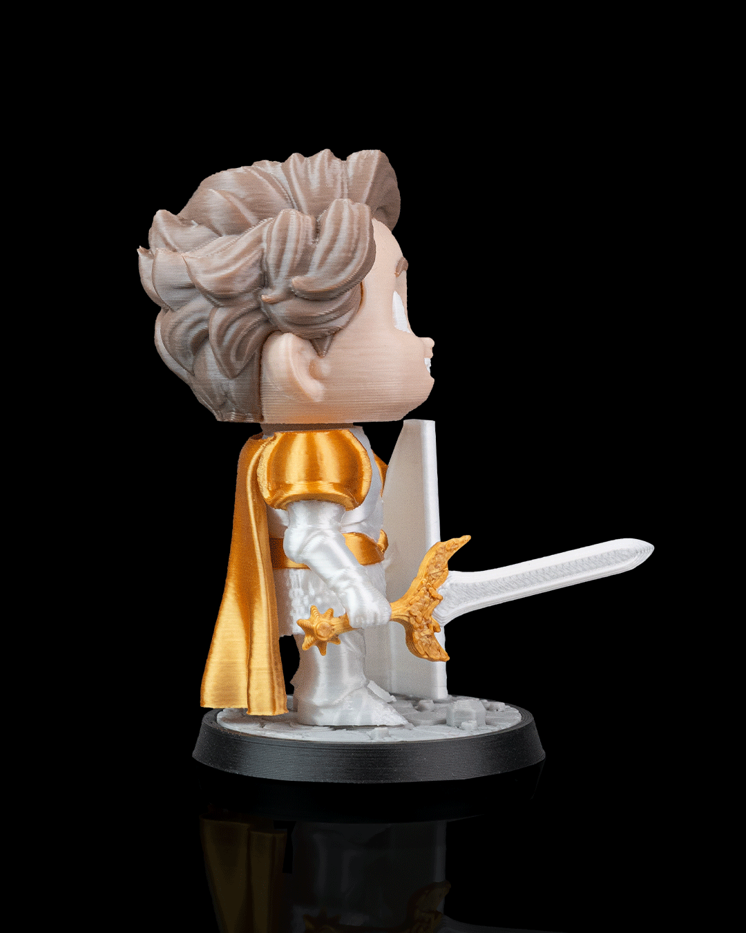 Mini Me Paladin — escala