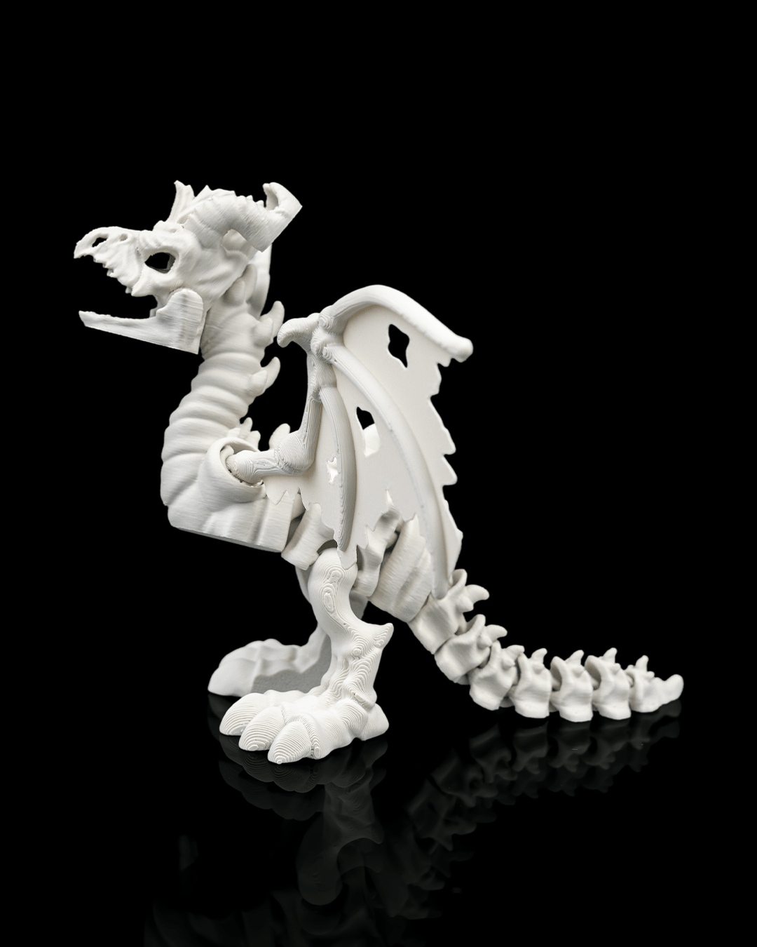 Basilisk Skeleton — vista trasera