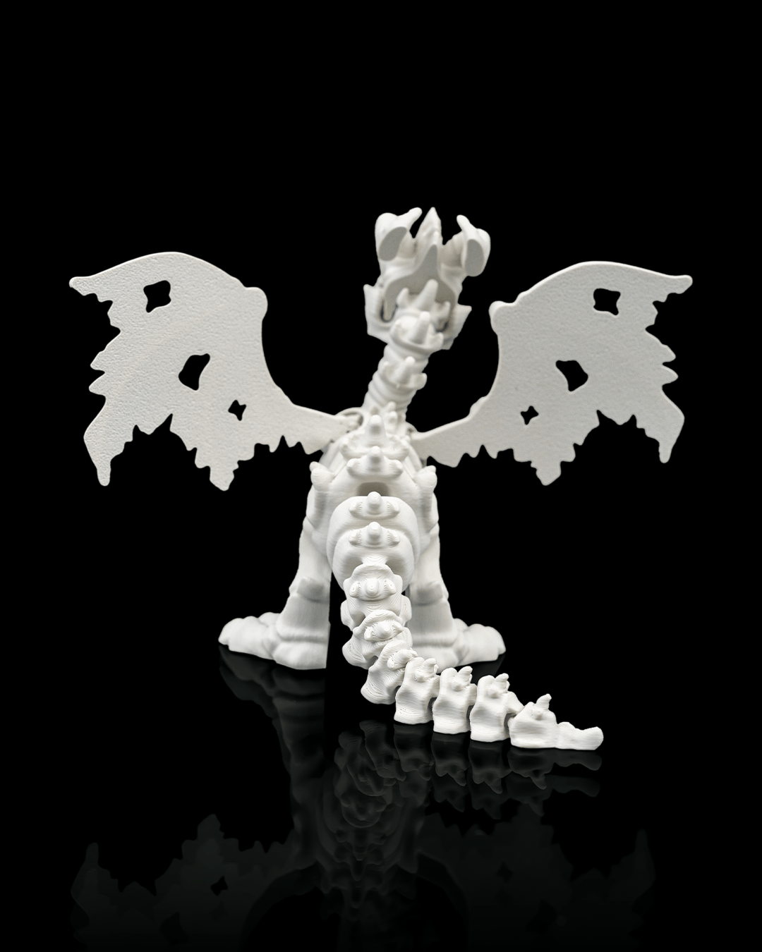 Basilisk Skeleton — detalle cola