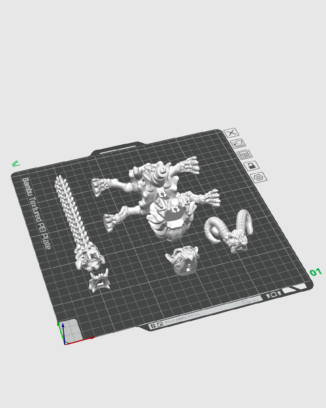 Chimera Skeleton — composición completa