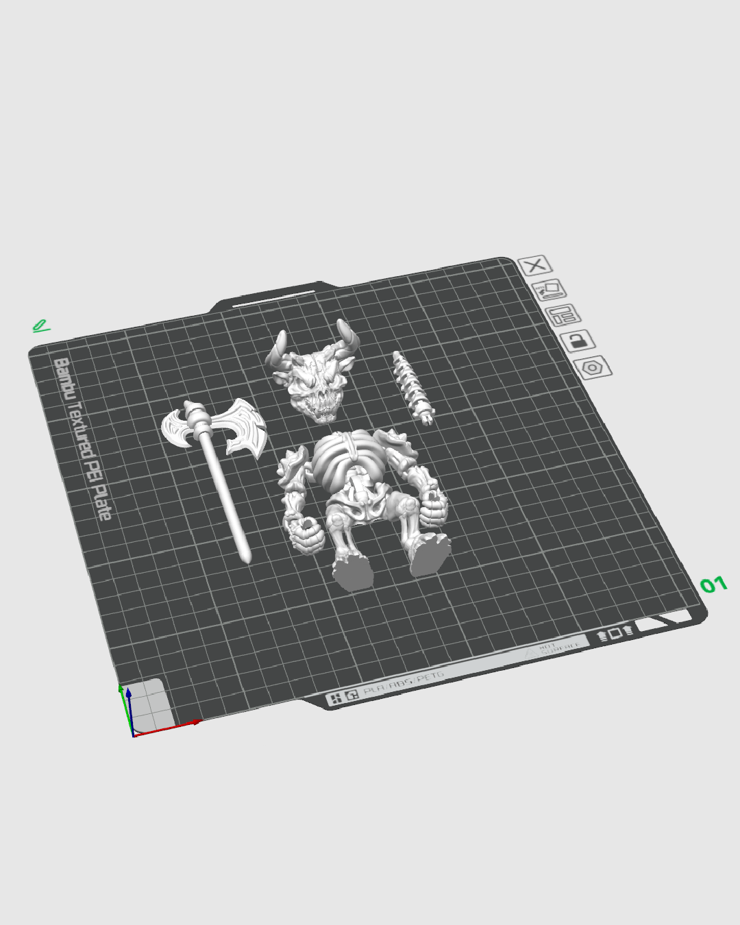 Minotaur Skeleton — composición completa