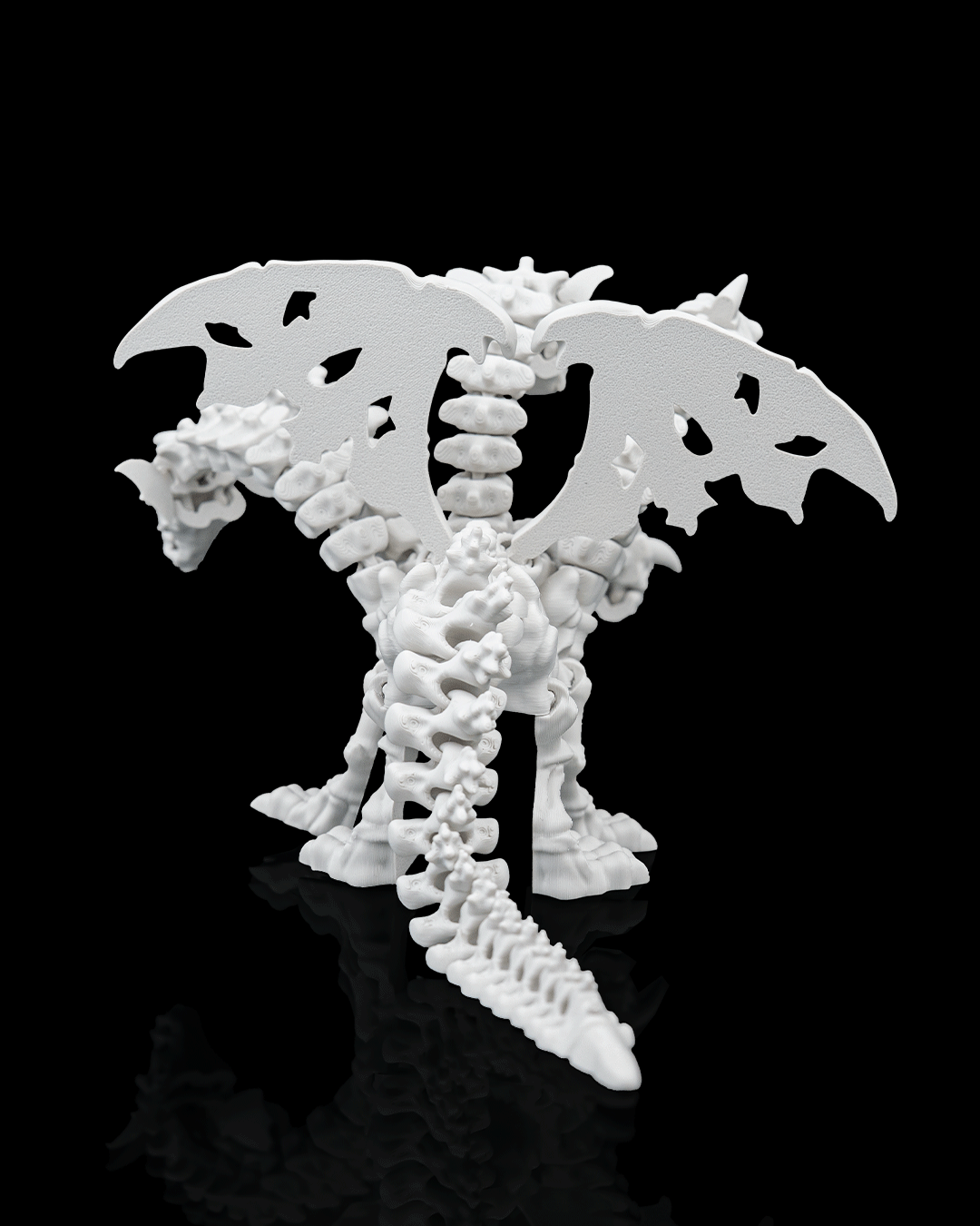 Pentadragon Skeleton — detalle cabezas