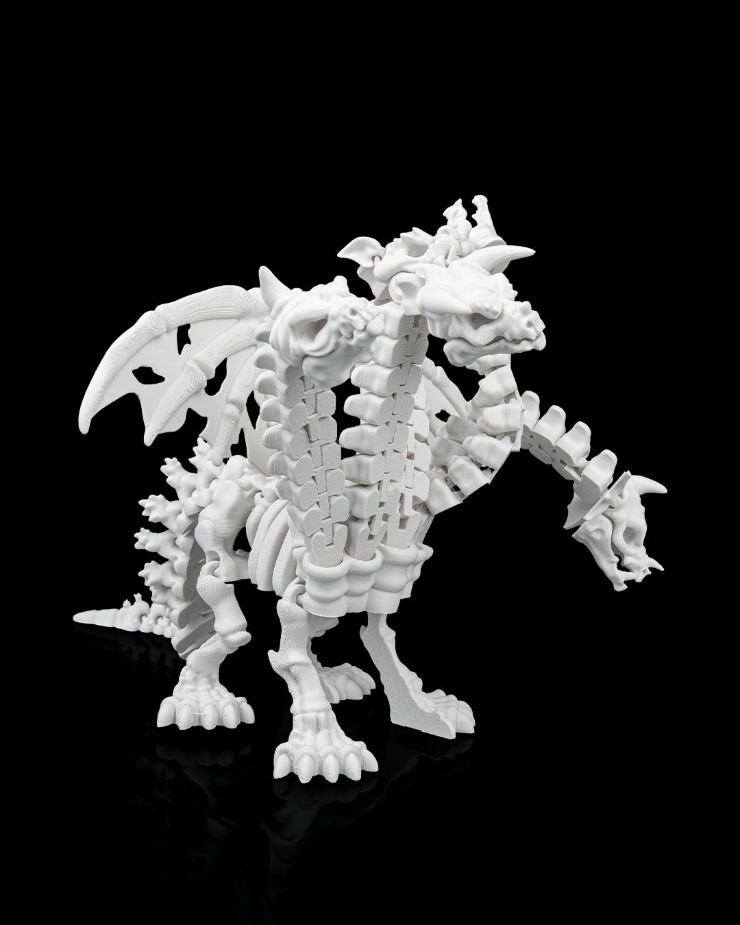 Pentadragon Skeleton — detalle alas