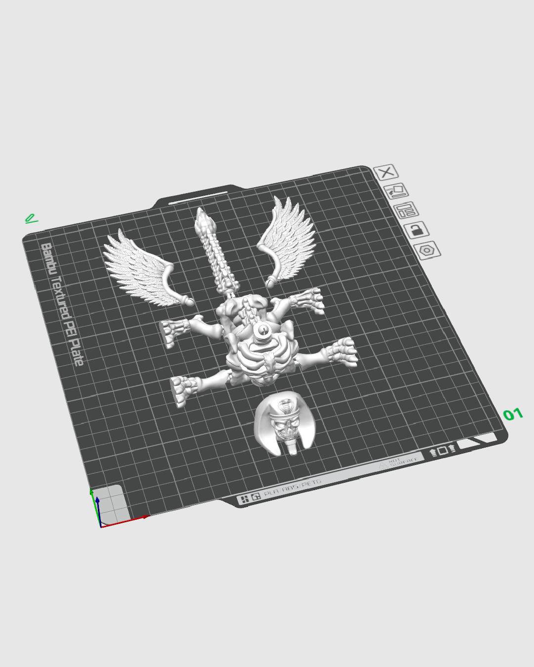 Sphinx Skeleton — composición completa