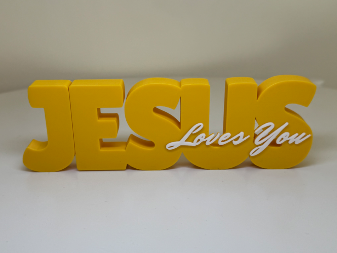 Letrero Jesus Loves You