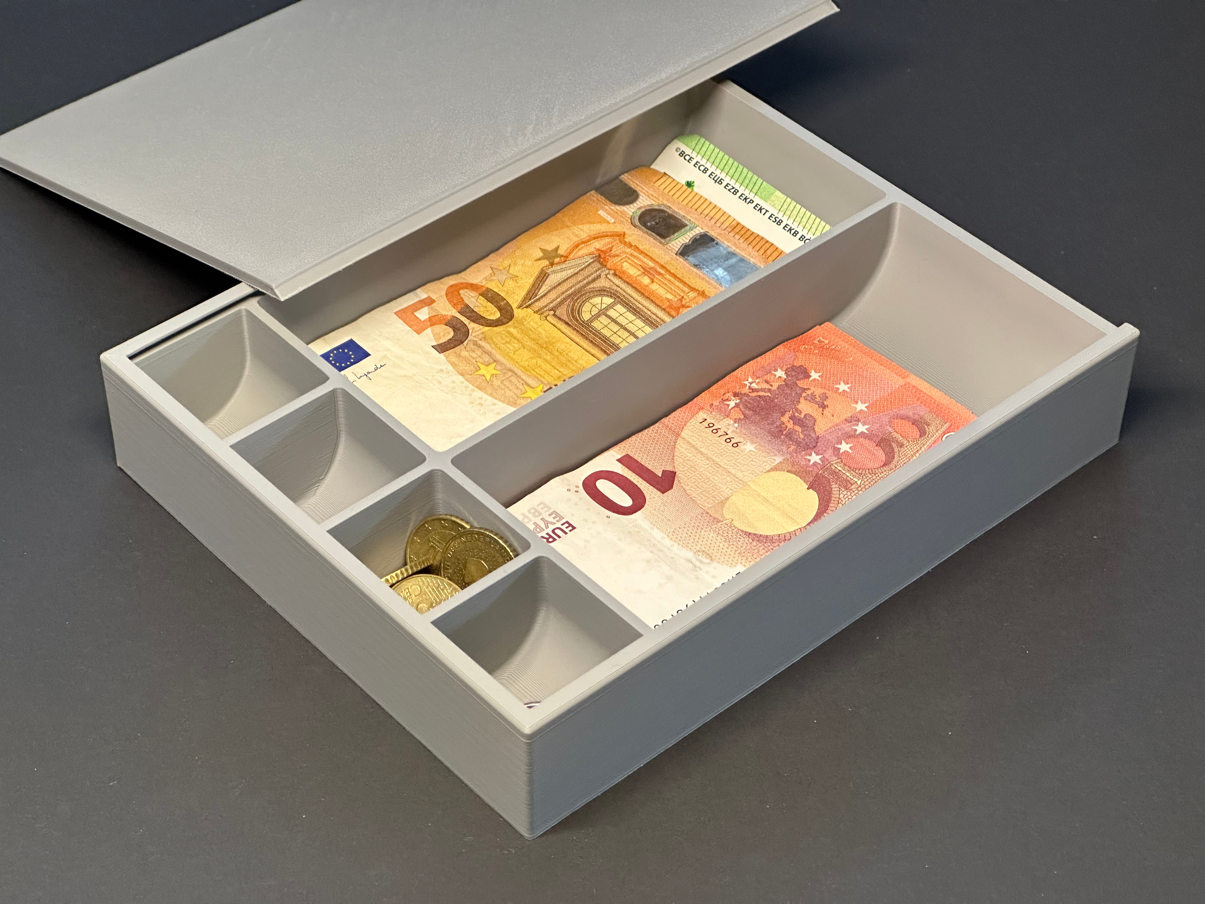 Organizador de Dinero con Caja
