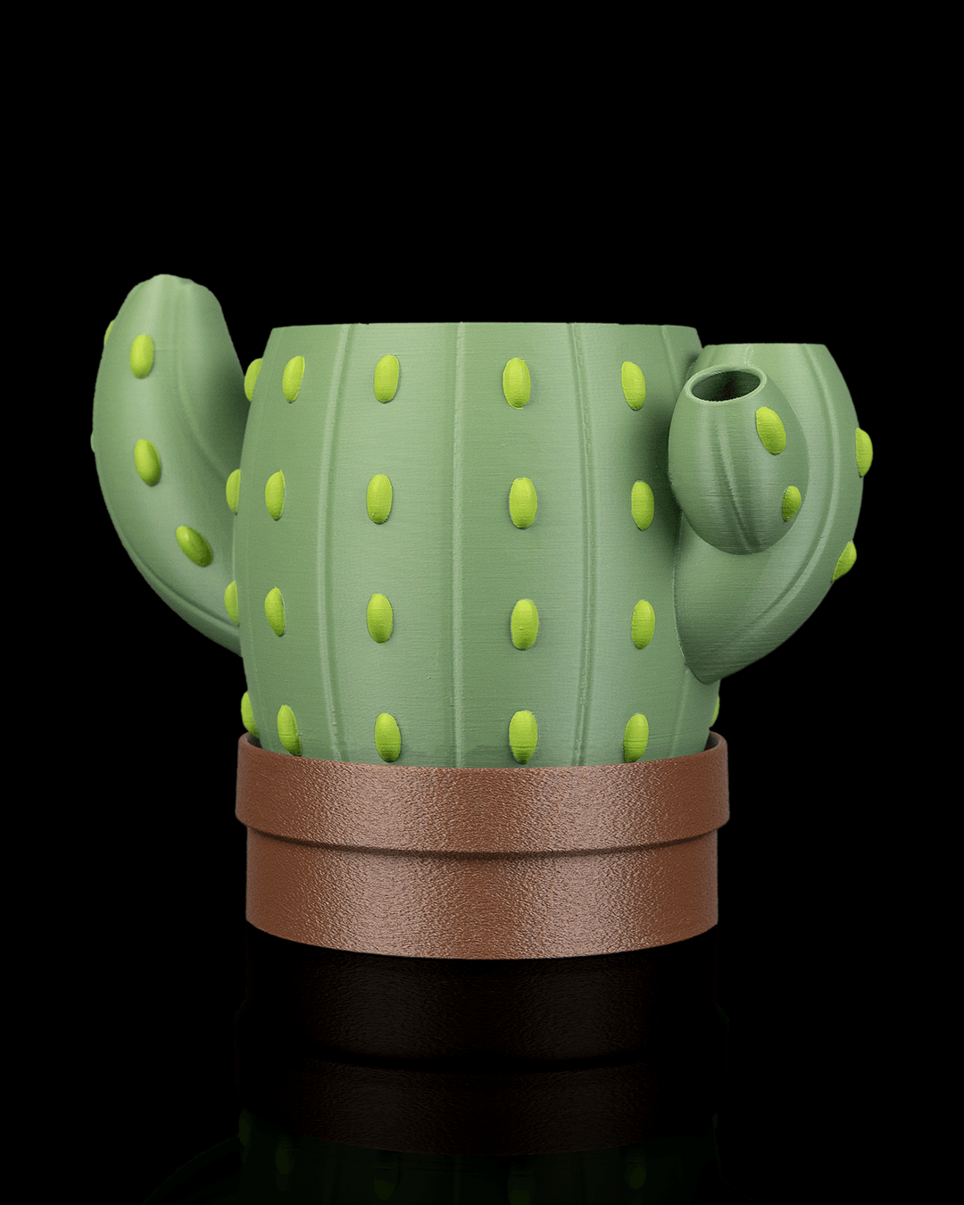 Bloom Signal Planter — composición con planta