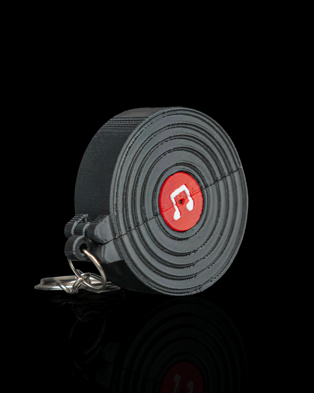 Pocket Vinyl Pick Holder And Keychain — detalle