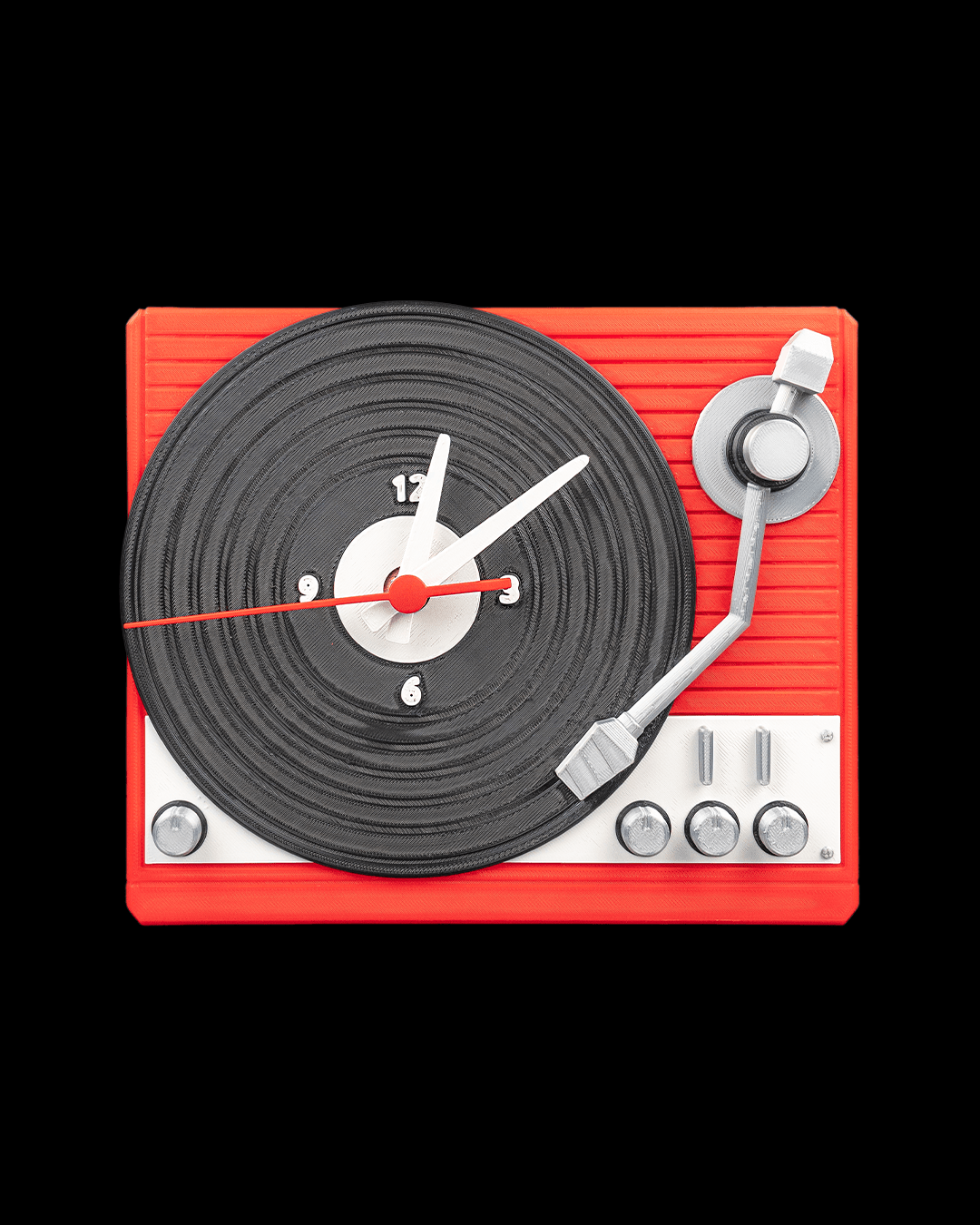 Retro Turntable Wall Clock