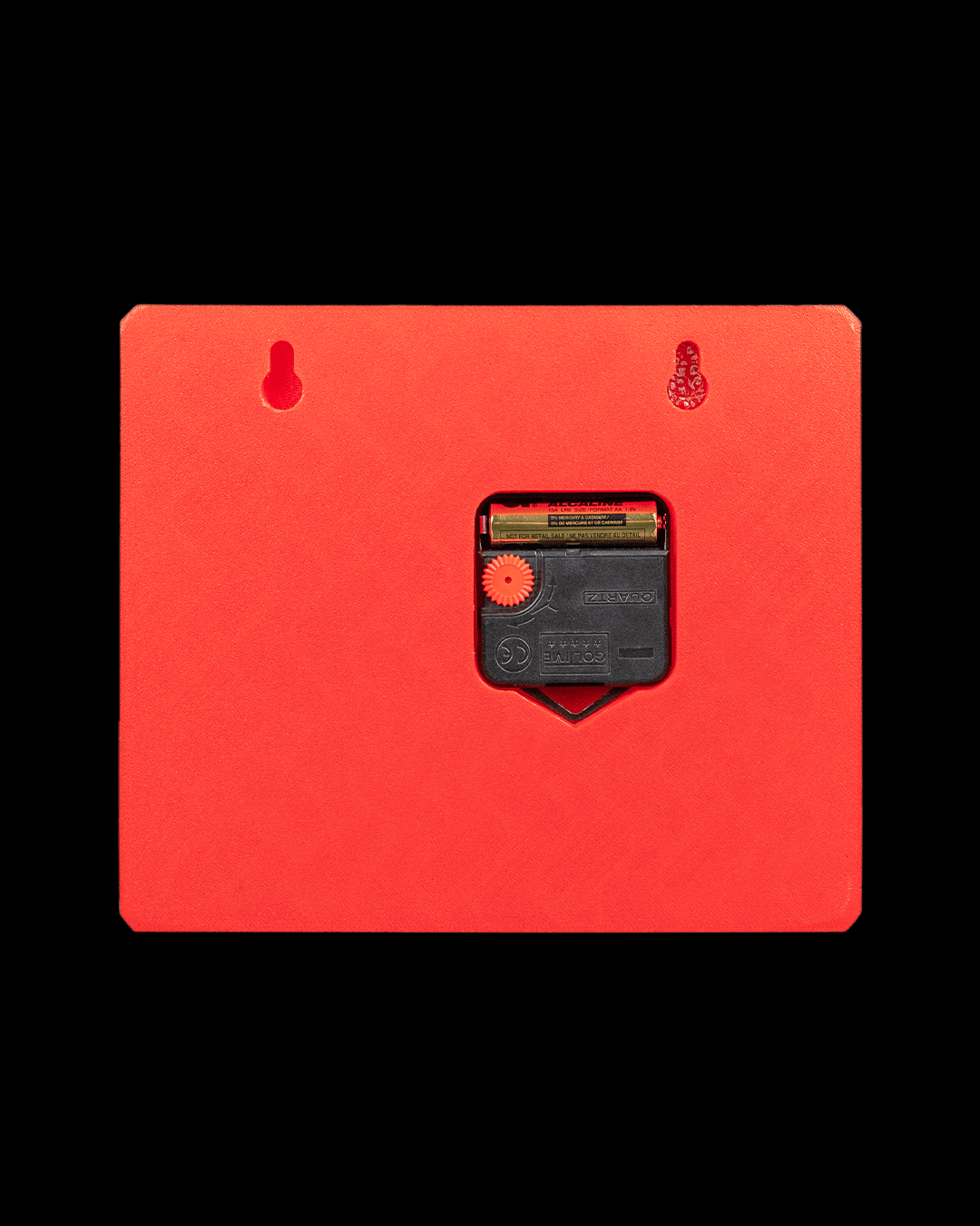 Retro Turntable Wall Clock — lateral