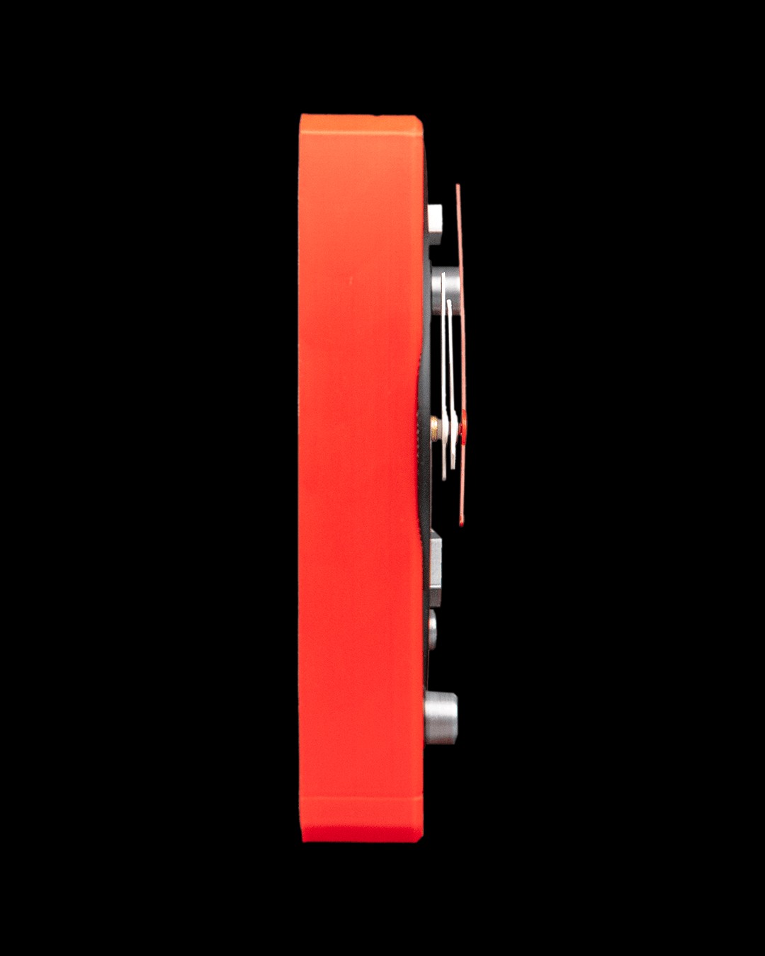 Retro Turntable Wall Clock — trasera